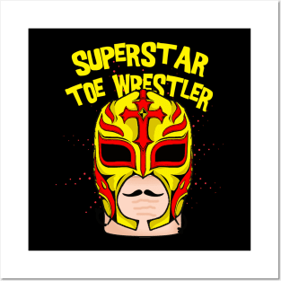 Superstar toe wrestler Posters and Art